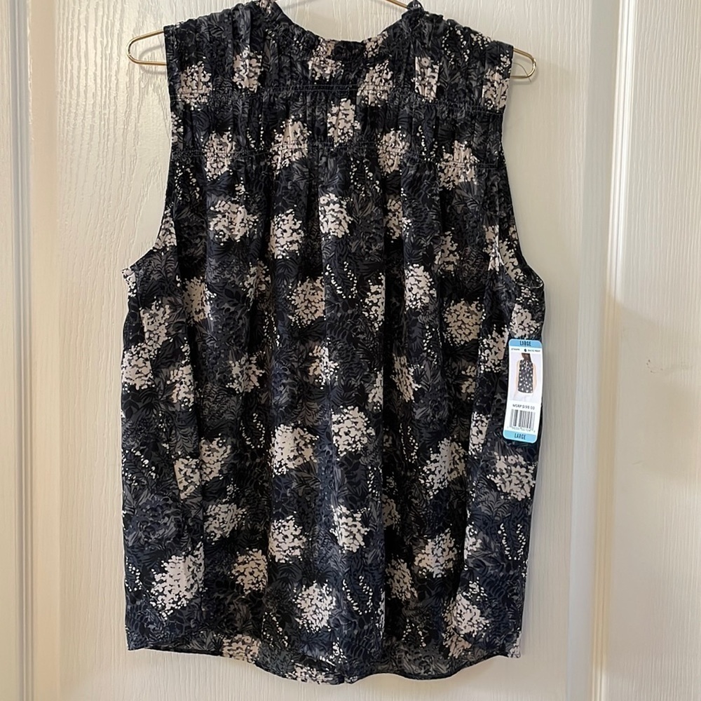 NWT Joie Womens Baltic Print Sleeveless Top SIZE LARGE NEW WITH TAGS